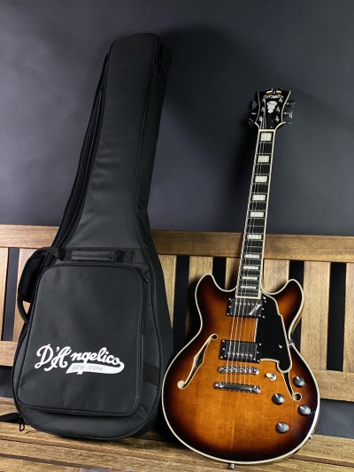 Dangelico Premier Mini DC Brown Burst 